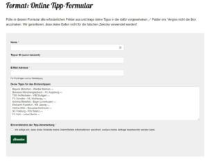 Tippspiel Online Formular Haus Zier